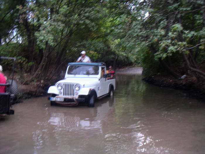 Unterbodenwsche mit dem Jeep